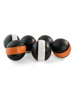 La Schmolle - Boules de pétanque tout terrain - Blanc/Orange